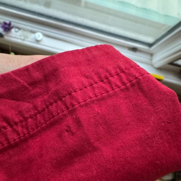 Susan Bristol Red Skirt With Beading and Floral Details Size 8 - Picture 11 of 11